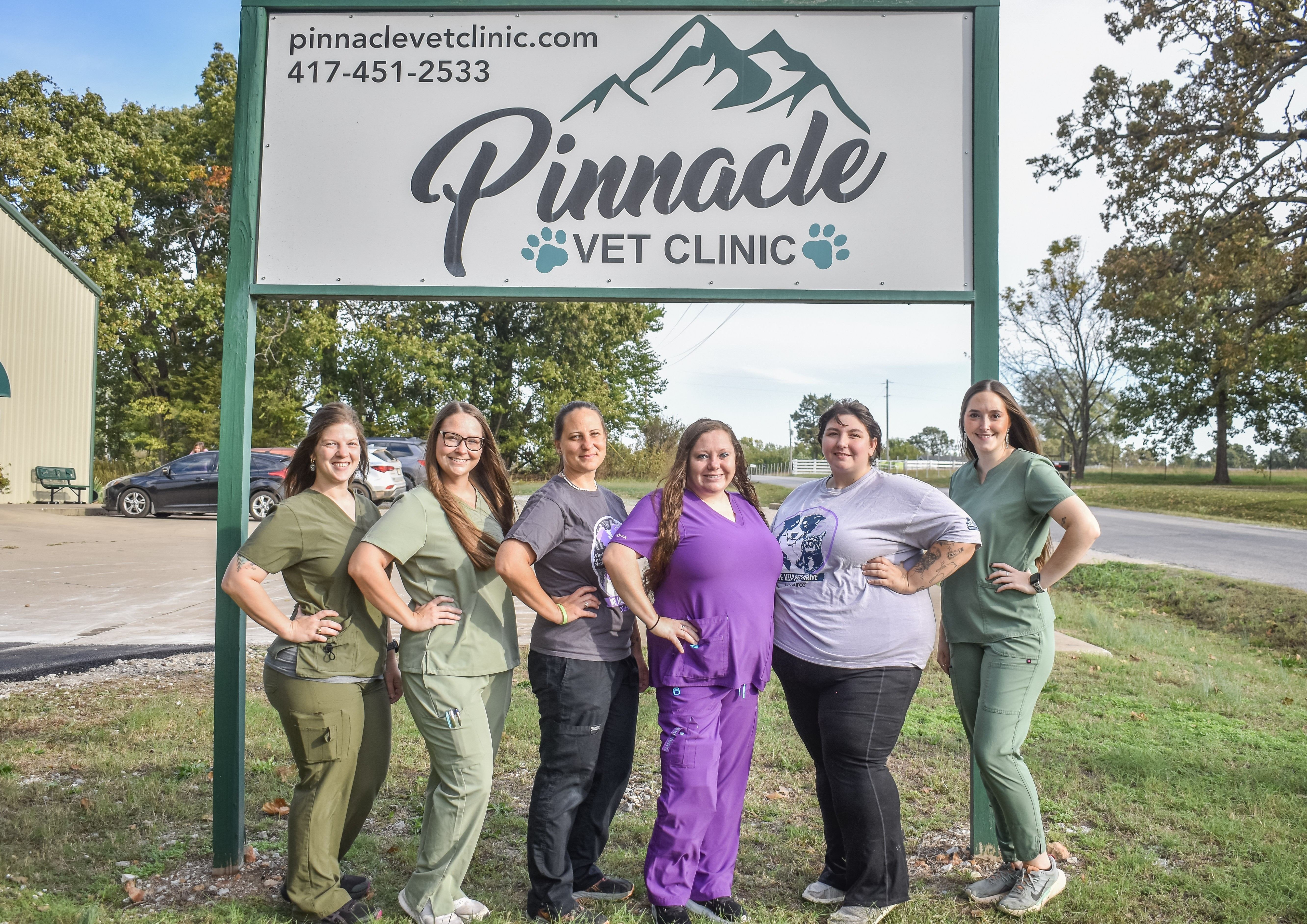 The Pinnacle Vet Clinic Team
